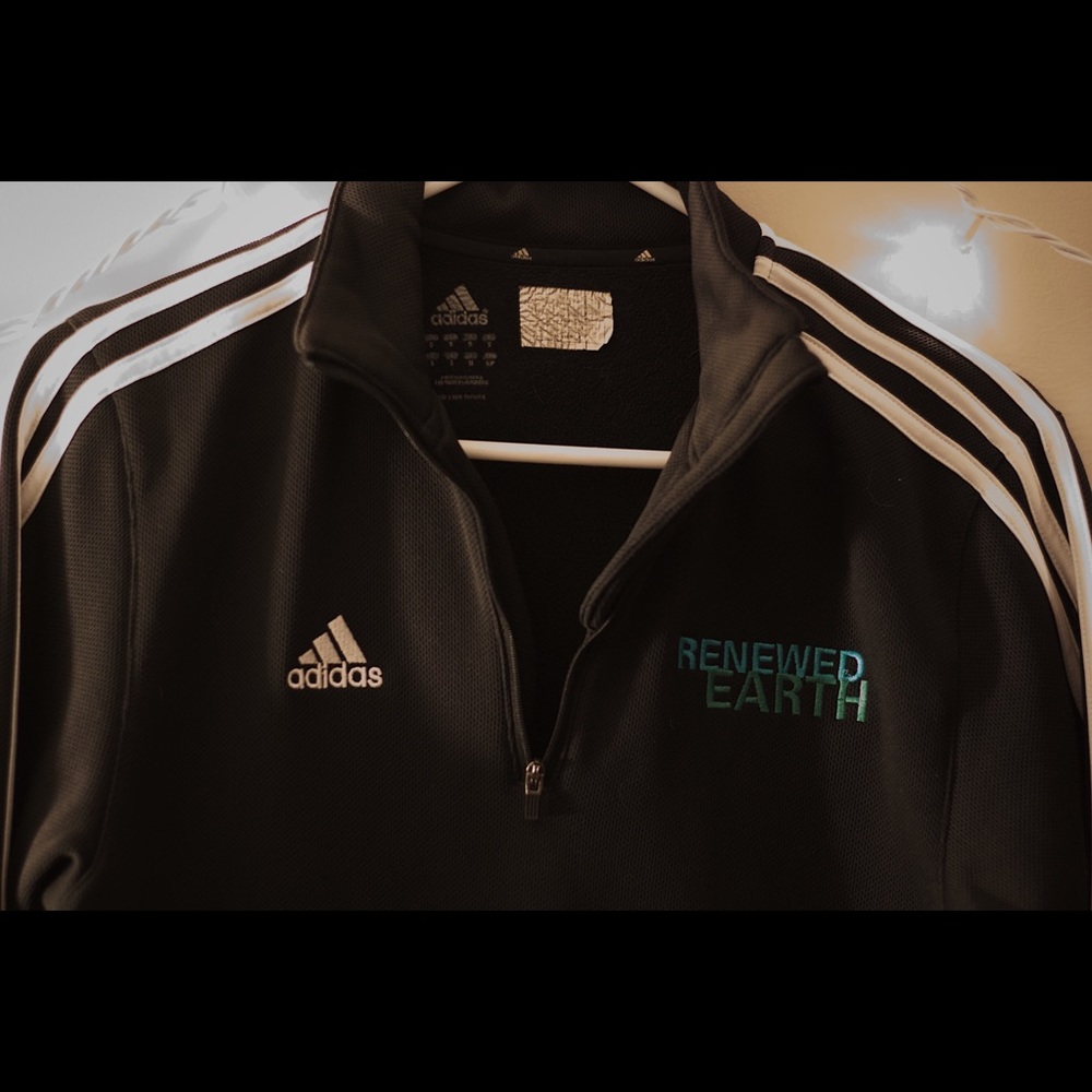 Renewed Earth Adidas quarter zip pullover